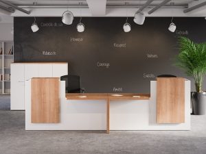FIFTY FIFTY RECEPTION DESKS