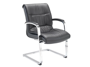 Midas Leather Visitor Chair with Cantilever Frame