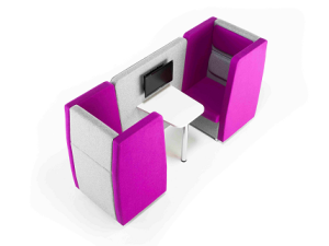 B-Together 2 Person Booth with Table