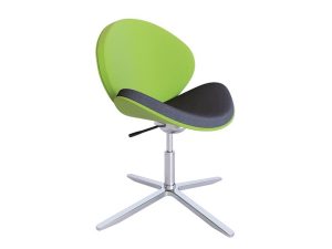 Corona Swivel Reception Chair with Round Back
