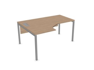 Nova U Crescent Desk with Cable Access Flap - Left & Right Hand Return Available