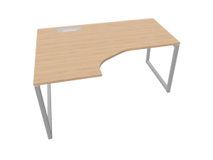 Nova O Crescent Desk with Cable Access Flap - Left & Right Hand Return Available