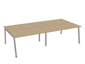 Nova A 4-Person Back to Back Desk with Plain Top