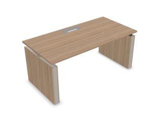 MOTION Sit-Stand Desk with Panel Legs - Cable Grommet