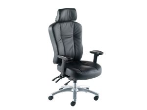 Zircon 24Hr Managers Chair in Leather