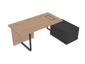 Plana Executive Desk with Right Hand Pedestal