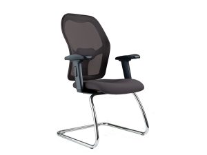 Alize Mesh Meeting Chair with Chrome Cantilever Frame