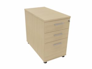 Optima Plus 800 Desk High Pedestal - Metal Drawer Sides