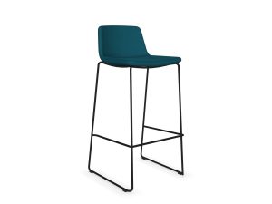 Twist & Sit High Stool with Metal Leg Frame