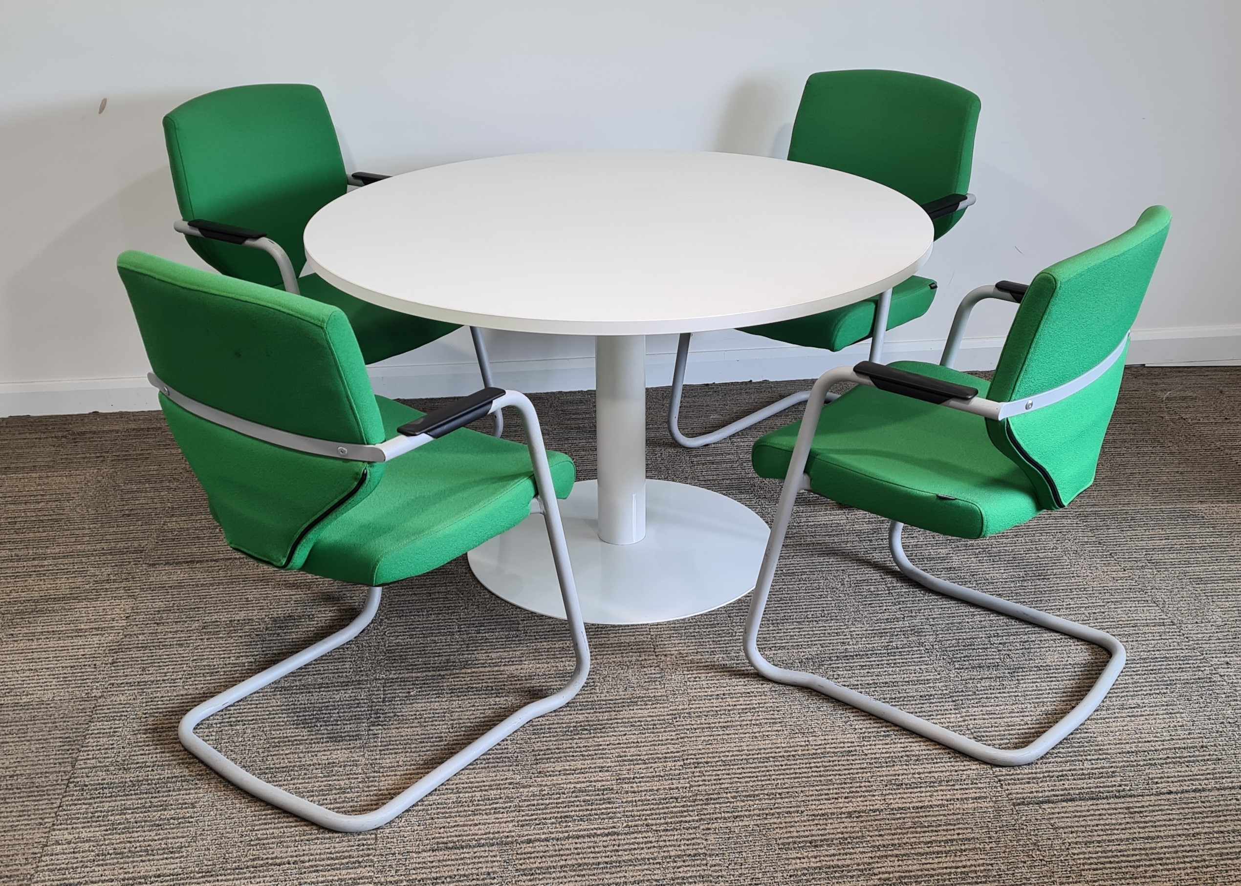 4 x Pledge Meeting Chairs | Green | Used - Image 3