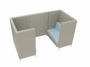 Ceilo 2 High Back Booth
