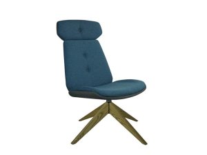 Refresh Lounge Chair with Oak Pyramid Base
