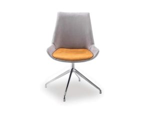 Valar Chair with Chrome Stiletto Base