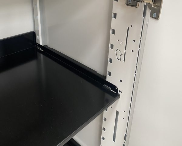 Used Metal Cupboard in White - Image 5