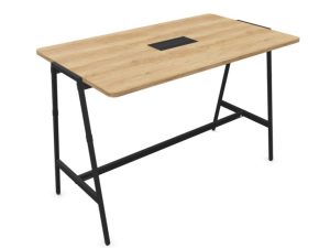 Alto Rectangle High Meeting Table with Cable Management