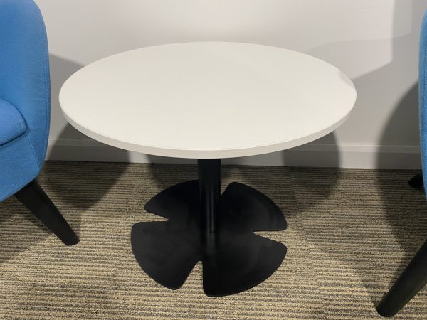 Pair of Reception Lounge Chairs in Blue - Image 5