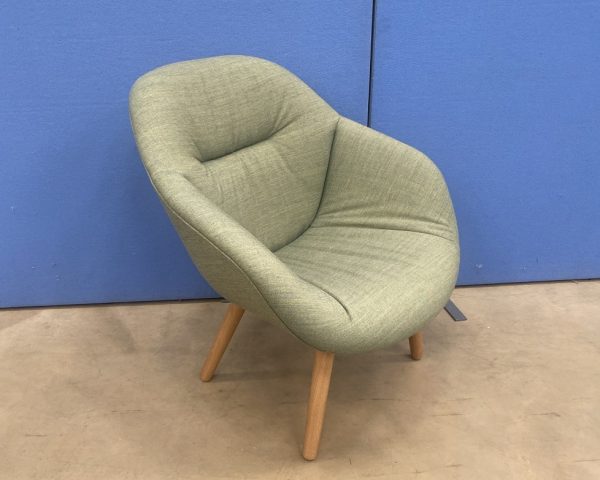 Pair of Tub Style Lounge Chairs with Coffee Table - Image 4