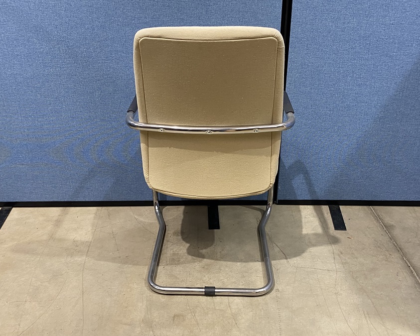 Conference Chairs – Chrome Cantilever Frame – Stackable – Set of 4 – Used - Image 4