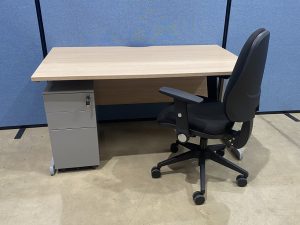 Desk with Pedestal & Chair - Bundle Price