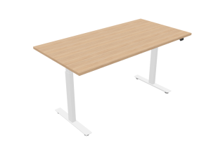 B-Active Electric Adjustable Single Desk - Plain Top
