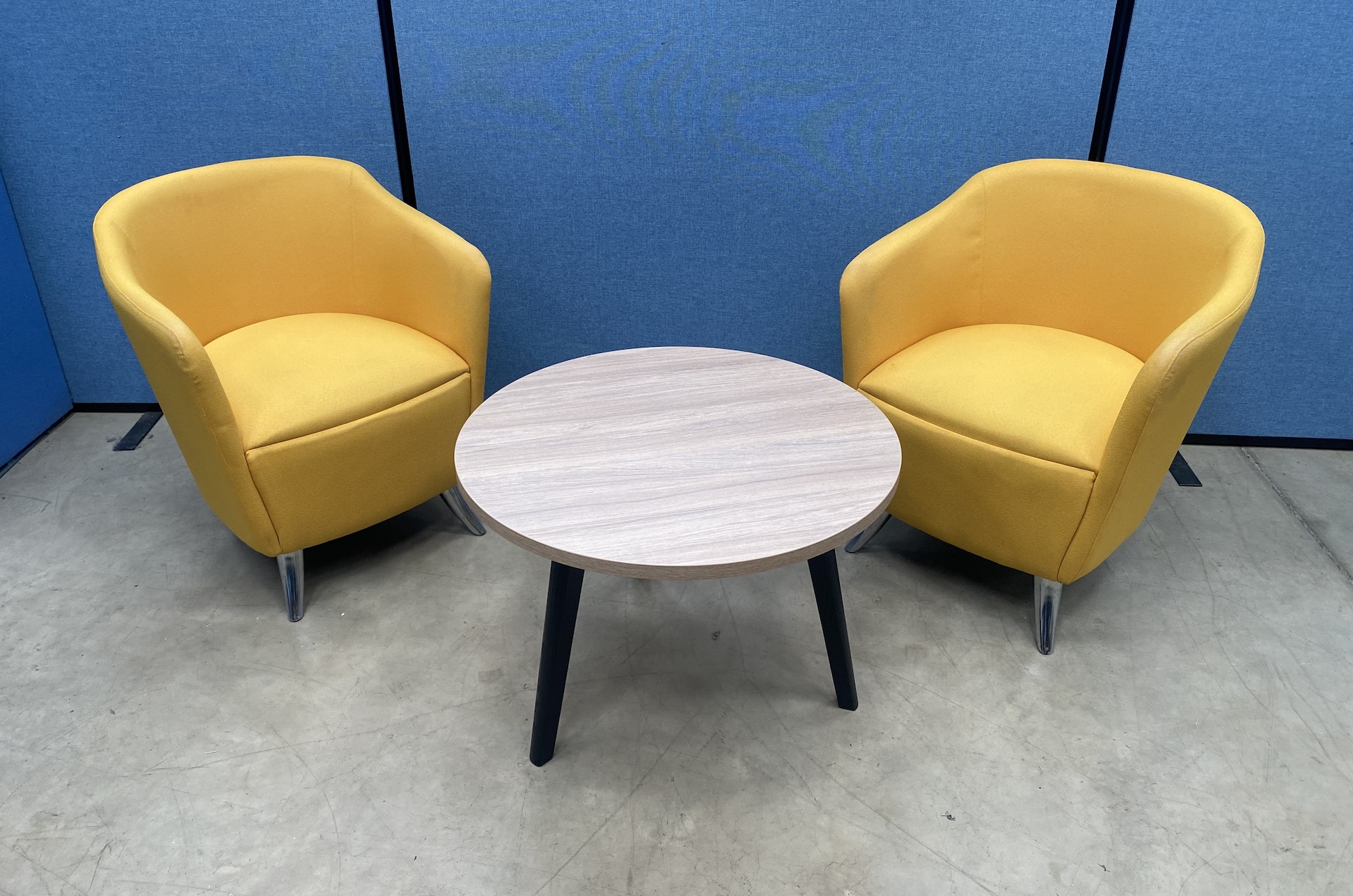 OCEE Tub Chairs | Phoenix Solano | Chrome Feet | Used