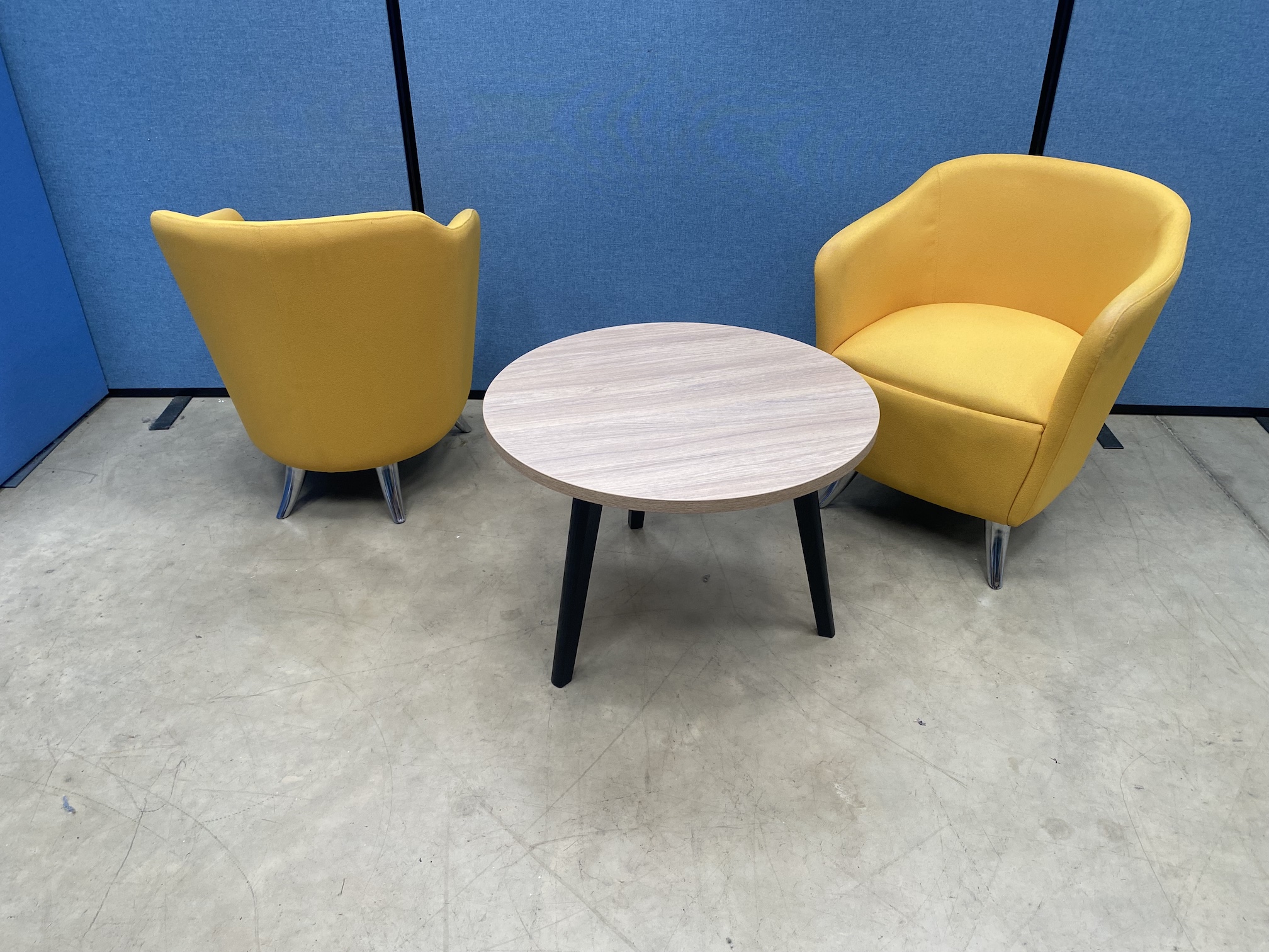 OCEE Tub Chairs | Phoenix Solano | Chrome Feet | Used - Image 2